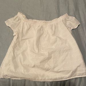 Vineyard Vines Off Shoulder white top